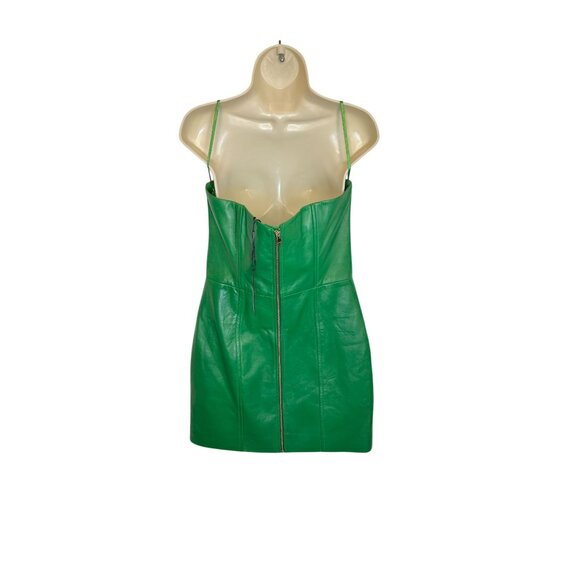 LAMARQUE Phoenix Leather Bustier Mini Dress NWT - Size Large - Picture 4 of 7